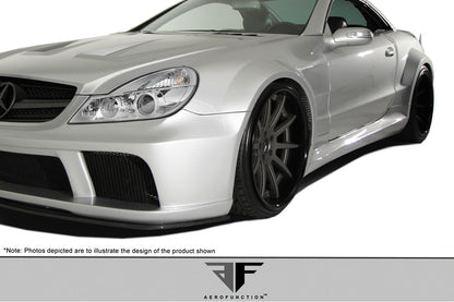 2003-2012 Mercedes SL Class R230 AF-Signature 1 Series Wide Body Conversion Side Skirts ( GFK ) - 2 Piece