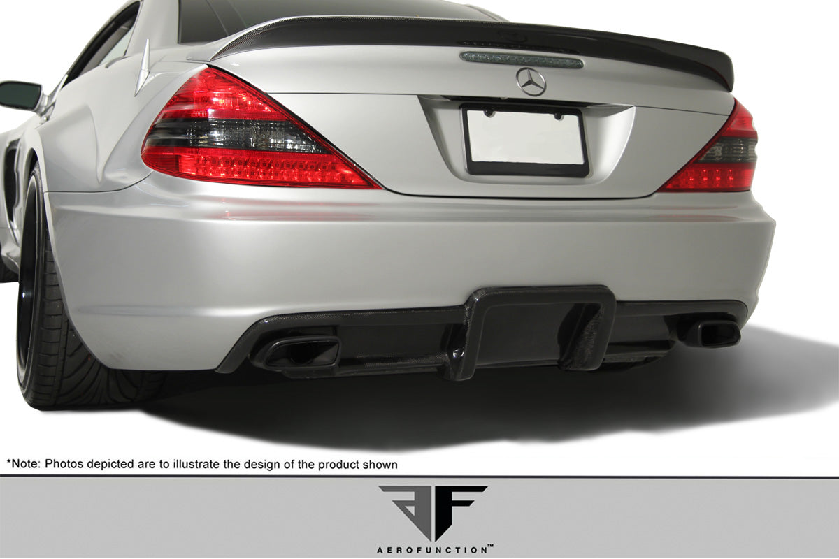 2003-2012 Mercedes SL Class R230 AF-Signature 1 Series Wide Body Conversion Rear Bumper Cover ( GFK ) - 1 Piece