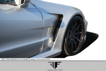 2003-2008 Mercedes SL Class R230 AF-Signature 1 Series Wide Body Conversion Front Fenders ( GFK ) - 2 Piece