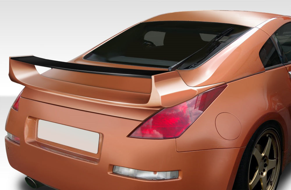 2003-2008 Nissan 350Z Z33 2DR Coupe Duraflex Vader 3 Rear Wing Trunk Lid Spoiler - 1 Piece