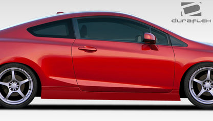 2012-2015 Honda Civic 2DR Duraflex Bisimoto Edition Side Skirts Rocker Panels - 2 Piece