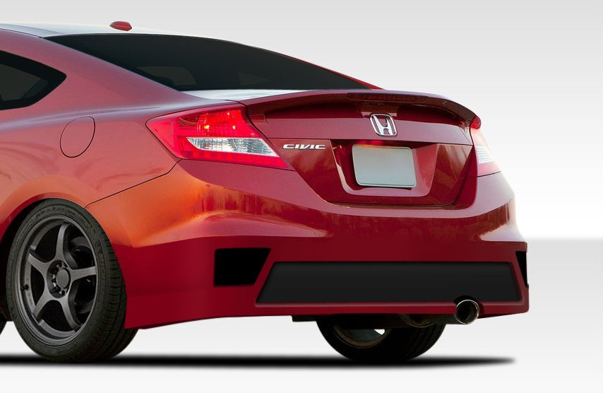 2012-2013 Honda Civic 2DR Duraflex Bisimoto Edition Rear Bumper Cover - 1 Piece