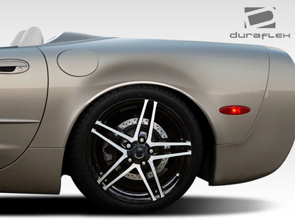 1997-2004 Chevrolet Corvette C5 Convertible / Z06 Duraflex ZR Edition Rear Fenders - 2 Piece