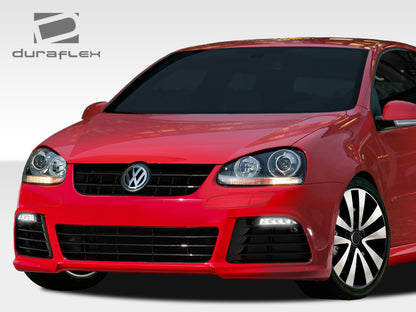 2005-2010 Volkswagen Jetta / 2006-2009 Golf GTI Rabbit Duraflex R Look Front Bumper Cover - 1 Piece