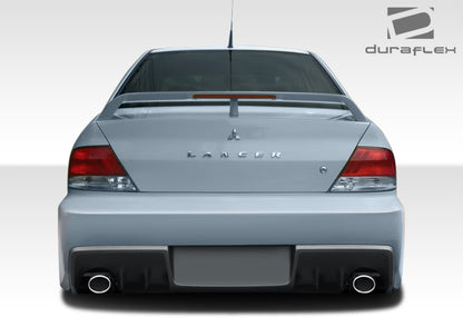 2002-2003 Mitsubishi Lancer Duraflex Evo X Look Rear Bumper Cover - 1 Piece