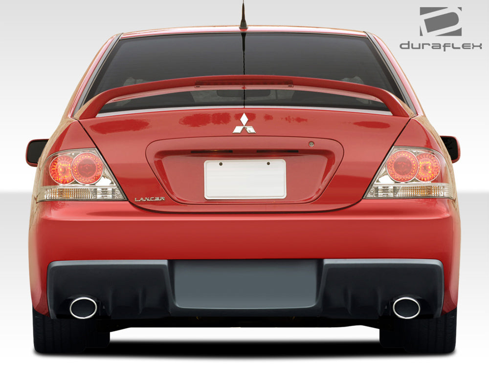 2004-2007 Mitsubishi Lancer Duraflex Evo X Look Rear Bumper Cover - 1 Piece (S)