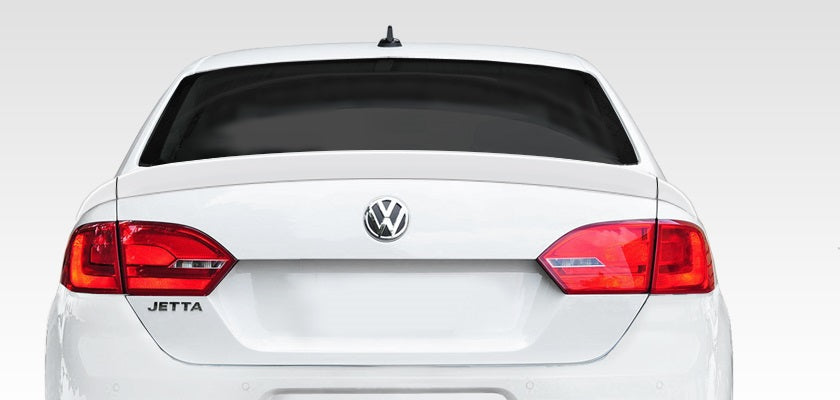 2011-2014 Volkswagen Jetta Duraflex R Look Rear Wing Trunk Lid Spoiler - 3 Piece