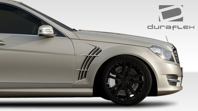 2008-2014 Mercedes C Class W204 Duraflex W-1 Fenders - 2 Piece