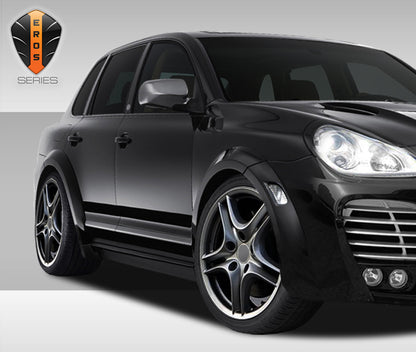 2003-2006 Porsche Cayenne Eros Version 1 Wide Body Side Skirts Rocker Panels - 2 Piece