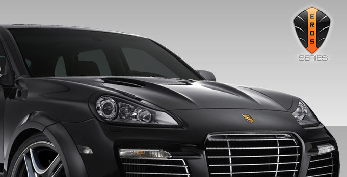 2003-2010 Porsche Cayenne Eros Version 1 Hood - 1 Piece