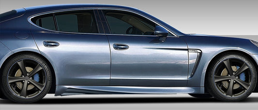 2010-2015 Porsche Panamera Eros Version 3 Side Skirts Rocker Panels - 2 Piece