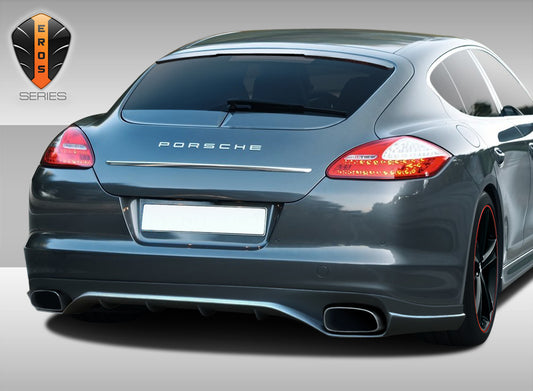 2010-2013 Porsche Panamera Eros Version 2 Rear Lip Under Spoiler Air Dam - 1 Piece