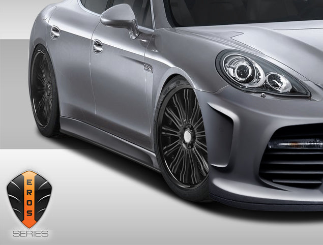 2010-2015 Porsche Panamera Eros Version 4 Side Skirts Rocker Panels - 2 Piece