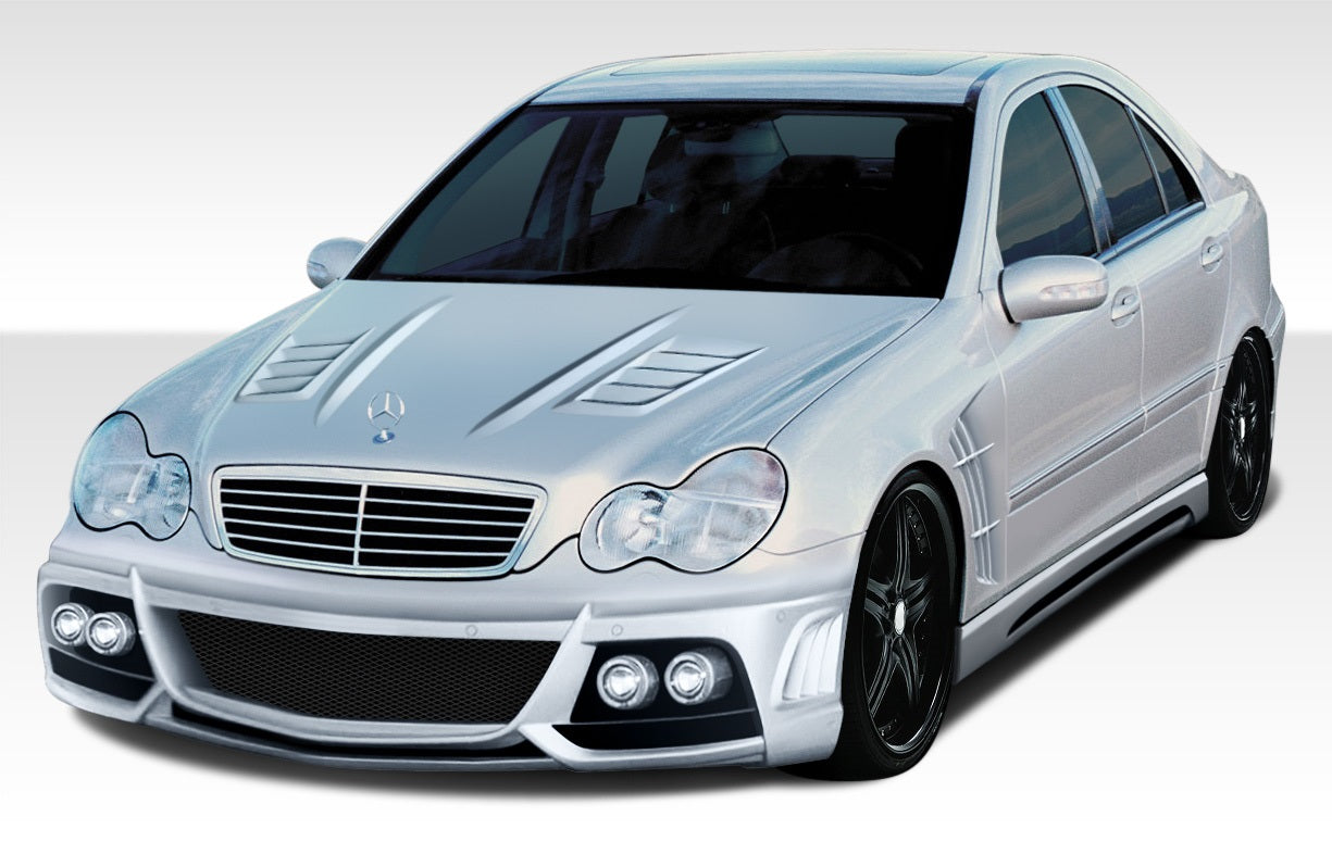 2001-2007 Mercedes C Class W203 Duraflex W-1 Body Kit - 7 Piece