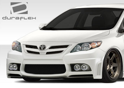 2011-2013 Toyota Corolla Duraflex W-1 Front Bumper Cover - 1 Piece