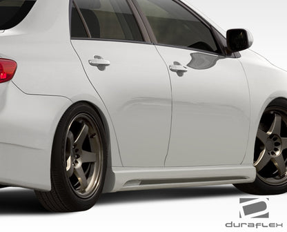 2009-2013 Toyota Corolla Duraflex W-1 Side Skirts Rocker Panels - 2 Piece