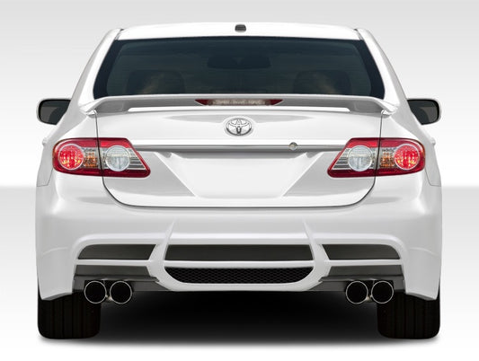 2011-2013 Toyota Corolla Duraflex W-1 Rear Bumper Cover - 1 Piece