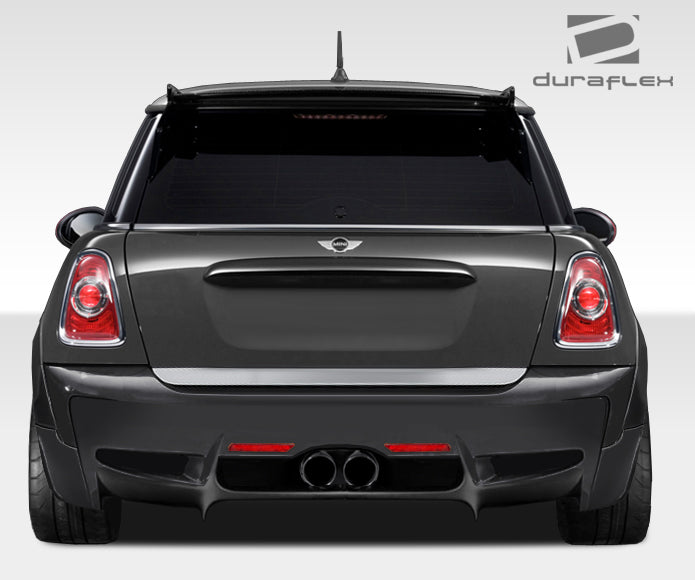 2007-2013 Mini Cooper Hatchback R56 2009-2015 Cooper convertible R57 2012-2015 Cooper Coupe / Roadster R58 R59 Duraflex DL-R Rear Bumper Cover - 1 Piece