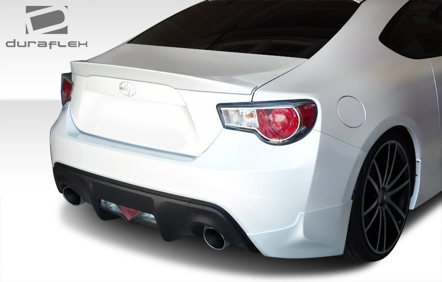 2013-2020 Scion FR-S Toyota 86 Subaru BRZ Duraflex X-5 Rear Add Ons Spat Bumper Extensions - 2 Piece