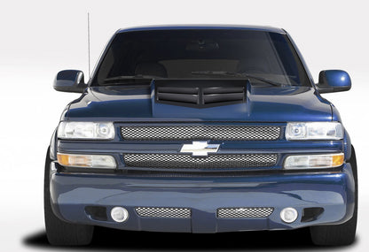 1999-2002 Chevrolet Silverado 2000-2006 Tahoe Suburban Duraflex ZL1 Look Hood - 1 Piece