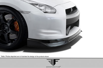 2009-2011 Nissan GT-R R35 Carbon AF-2 Front Add-On Spoiler ( CFP ) - 1 Piece