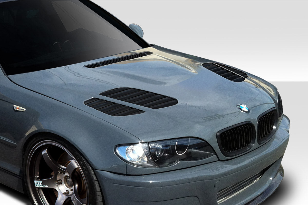 2002-2005 BMW 3 Series E46 4DR Duraflex GTR Hood - 1 Piece