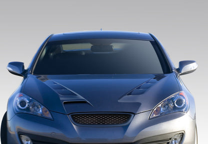 2010-2012 Hyundai Genesis Coupe 2DR Duraflex RS-1 Hood - 1 Piece