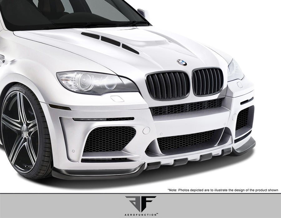 2008-2014 BMW X6 X6M E71 10-13 X5M E70 AF-5 Wide Body Front Bumper Cover ( GFK ) - 1 Piece