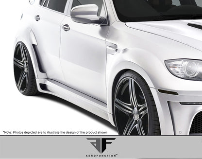 2008-2014 BMW X6 E71 E72 AF-5 Wide Body Side Skirts ( GFK ) - 2 Piece