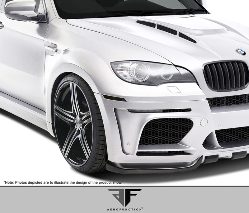 2008-2014 BMW X6 X6M E71 AF-5 Wide Body Front Fenders ( GFK ) - 4 Piece