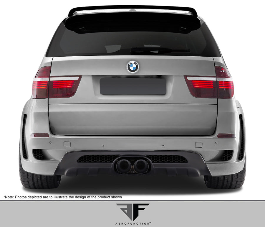 2010-2013 BMW X5 X5M E70 AF-1 Wide Body Rear Bumper Cover ( GFK ) - 1 Piece (S)