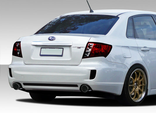 2008-2011 Subaru Impreza 2008-2010 Subaru Impreza WRX 4DR Duraflex STI Look Rear Bumper Cover - 1 Piece