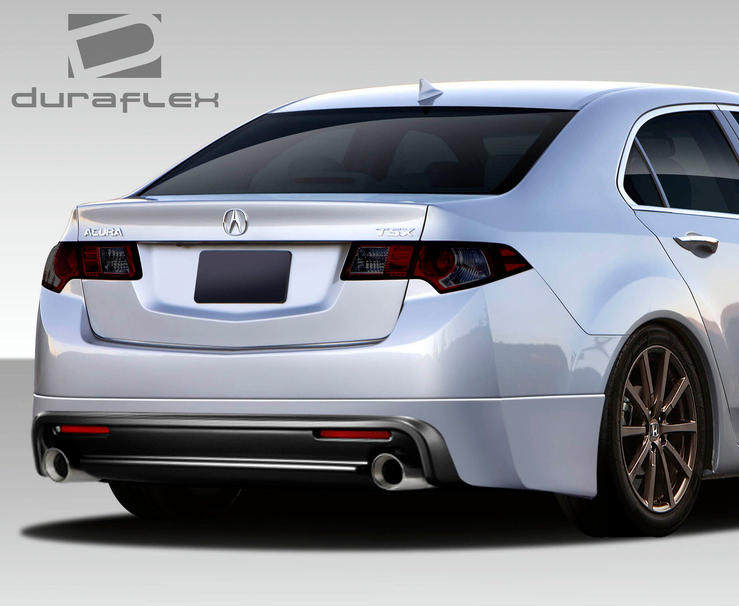 2009-2014 Acura TSX Duraflex Type M Rear Lip Under Spoiler Air Dam - 1 Piece