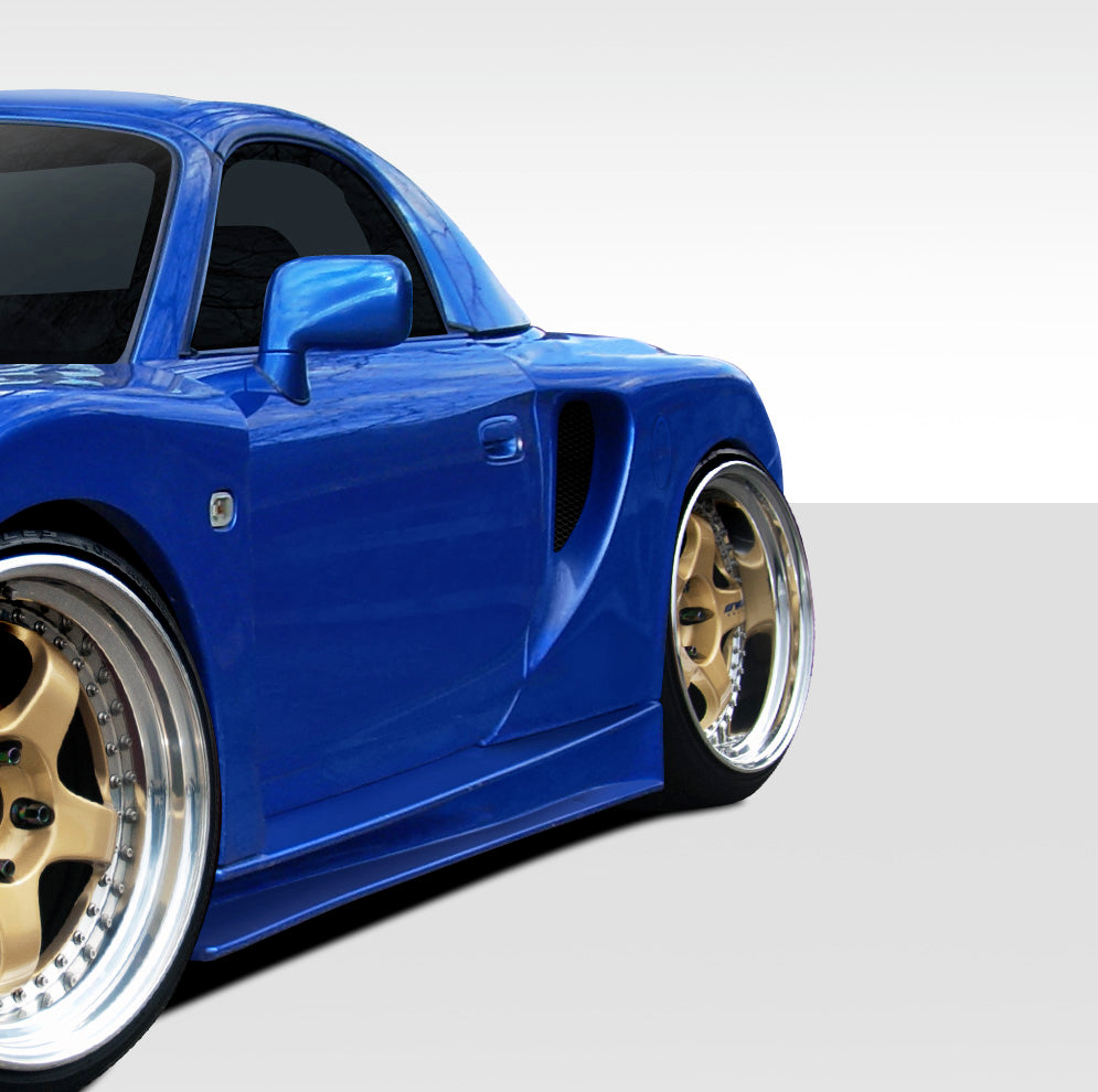 2000-2005 Toyota MRS MR2 Spyder Duraflex TD3000 Wide Body Rear Fenders - 2 Piece