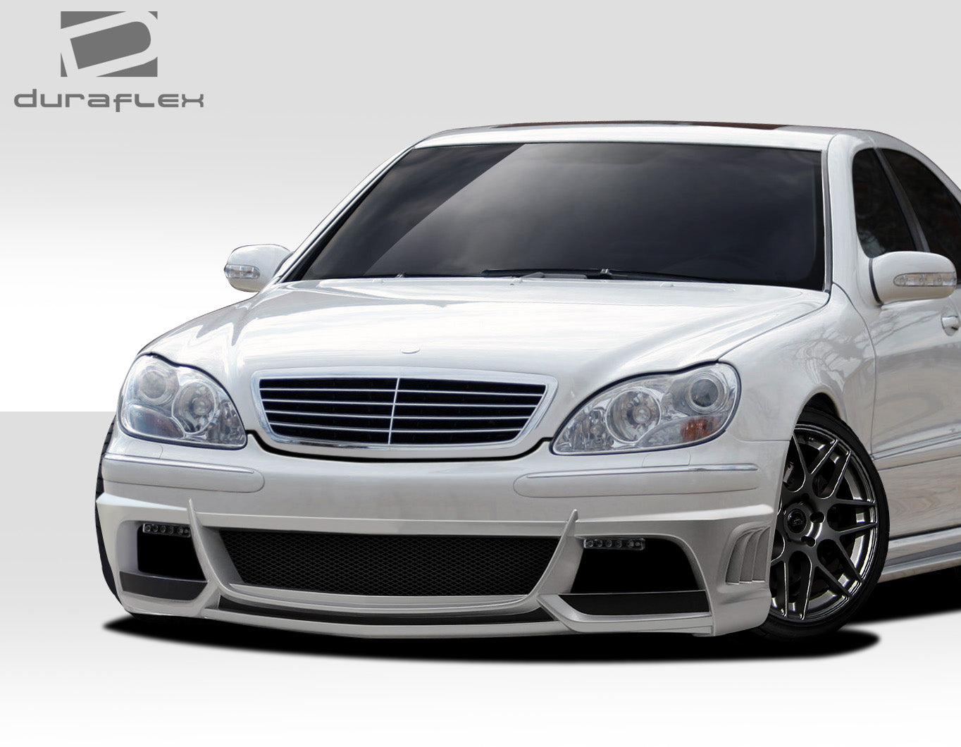 2000-2002 Mercedes S Class W220 Duraflex W-3 Front Bumper Cover - 1 Piece