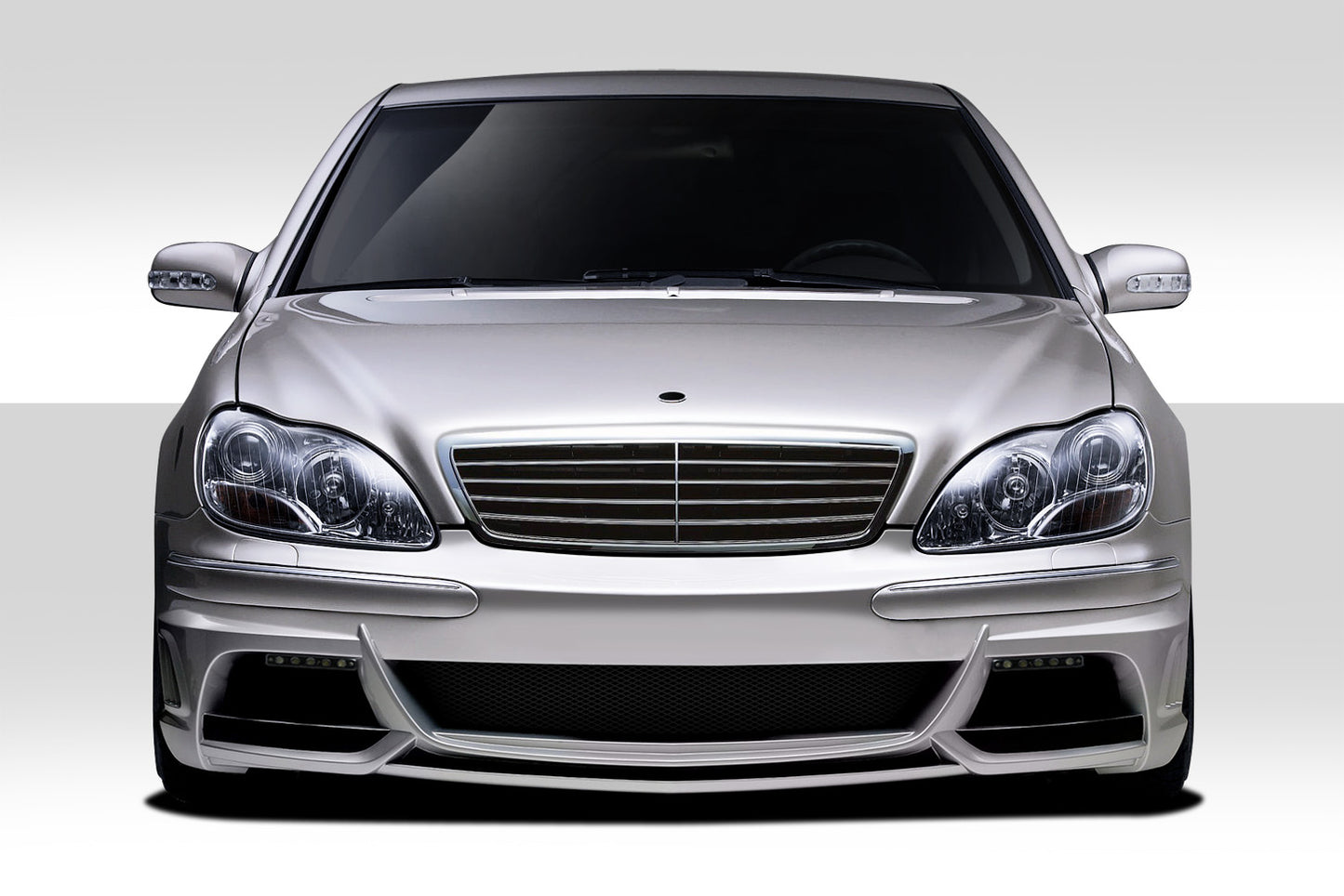 2003-2006 Mercedes S Class W220 Duraflex W-3 Front Bumper Cover - 1 Piece