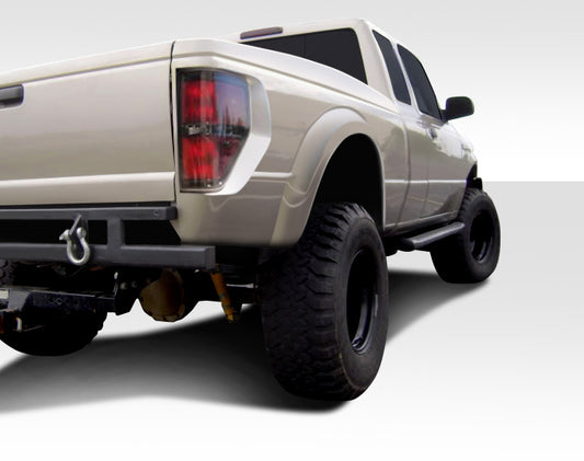 1993-2011 Ford Ranger Duraflex Off Road 5" Bulge Raptor Bedsides Rear Fenders - 2Piece