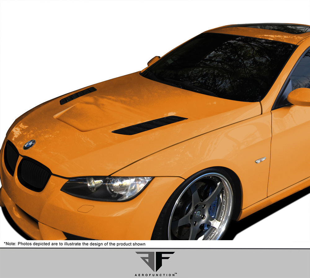 2007-2010 BMW 3 Series E92 2dr E93 Convertible AF-1 Hood ( GFK ) - 1 Piece