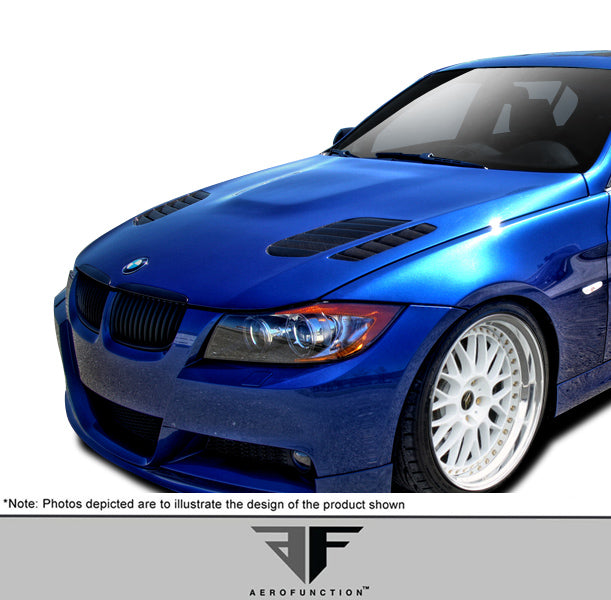 2006-2008 BMW 3 Series E90 4DR AF-1 Hood ( GFK ) - 1 Piece