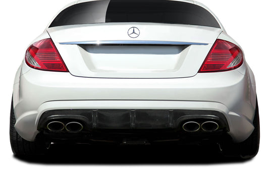 2007-2009 Mercedes CL63 W216 Black Series Carbon AF-1 Rear Diffuser ( CFP ) - 1 Piece