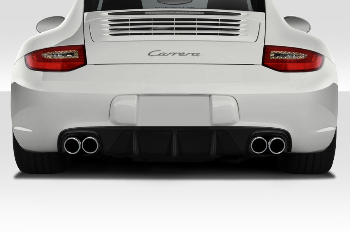 2009-2011 Porsche 911 Carrera 997 C2 C2S C4 C4S Targa 4 Targa 4S Cabriolet AF-2 Rear Diffuser ( GFK ) - 1 Piece