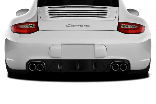 2009-2011 Porsche 911 Carrera 997 C2 C2S C4 C4S Targa 4 Targa 4S Cabriolet Carbon AF-2 Rear Diffuser ( CFP ) - 1 Piece