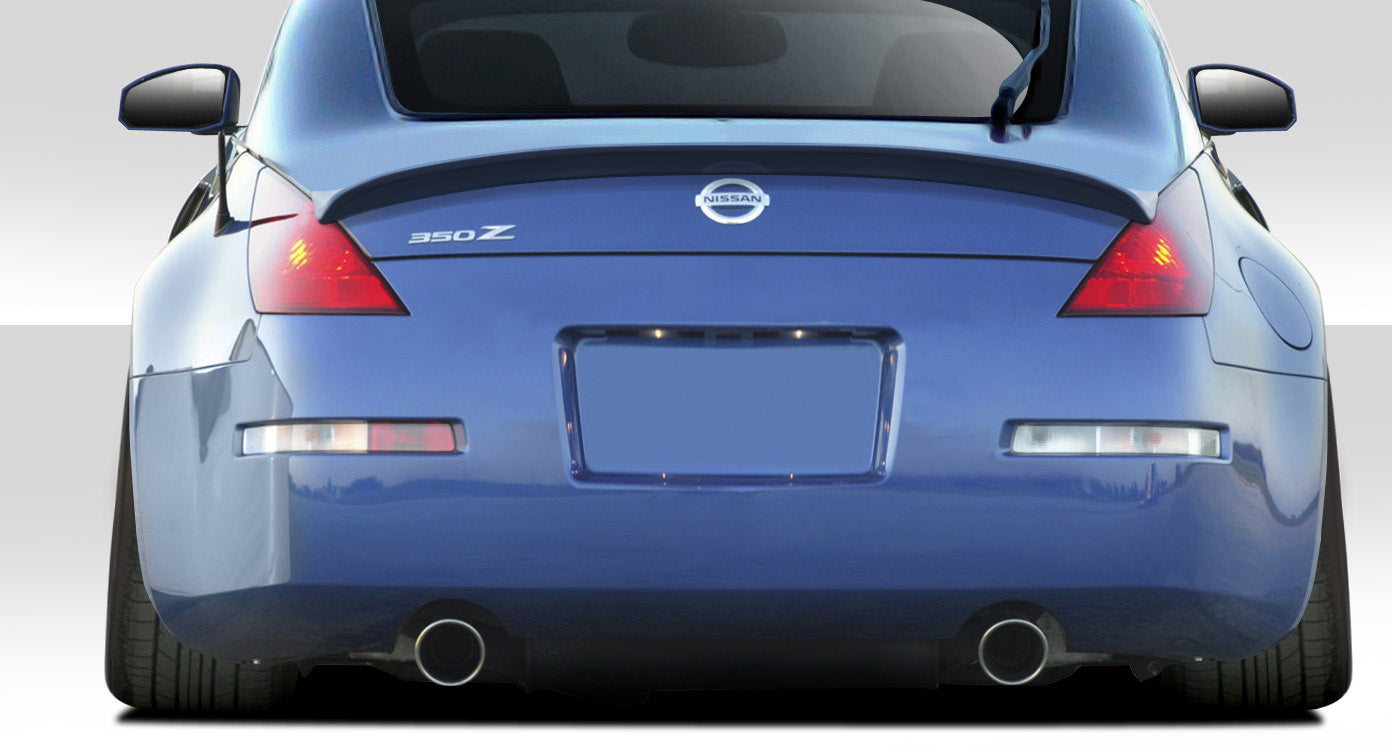 2003-2008 Nissan 350Z Z33 2DR Coupe Duraflex V-Speed Wing Trunk Lid Spoiler - 1 Piece