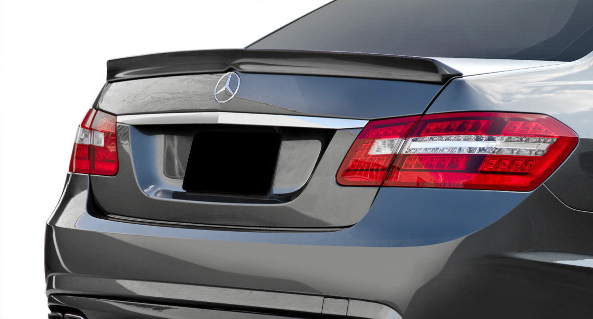 2010-2016 Mercedes E Class W212 4DR Carbon AF-3 Trunk Spoiler ( CFP ) - 1 Piece