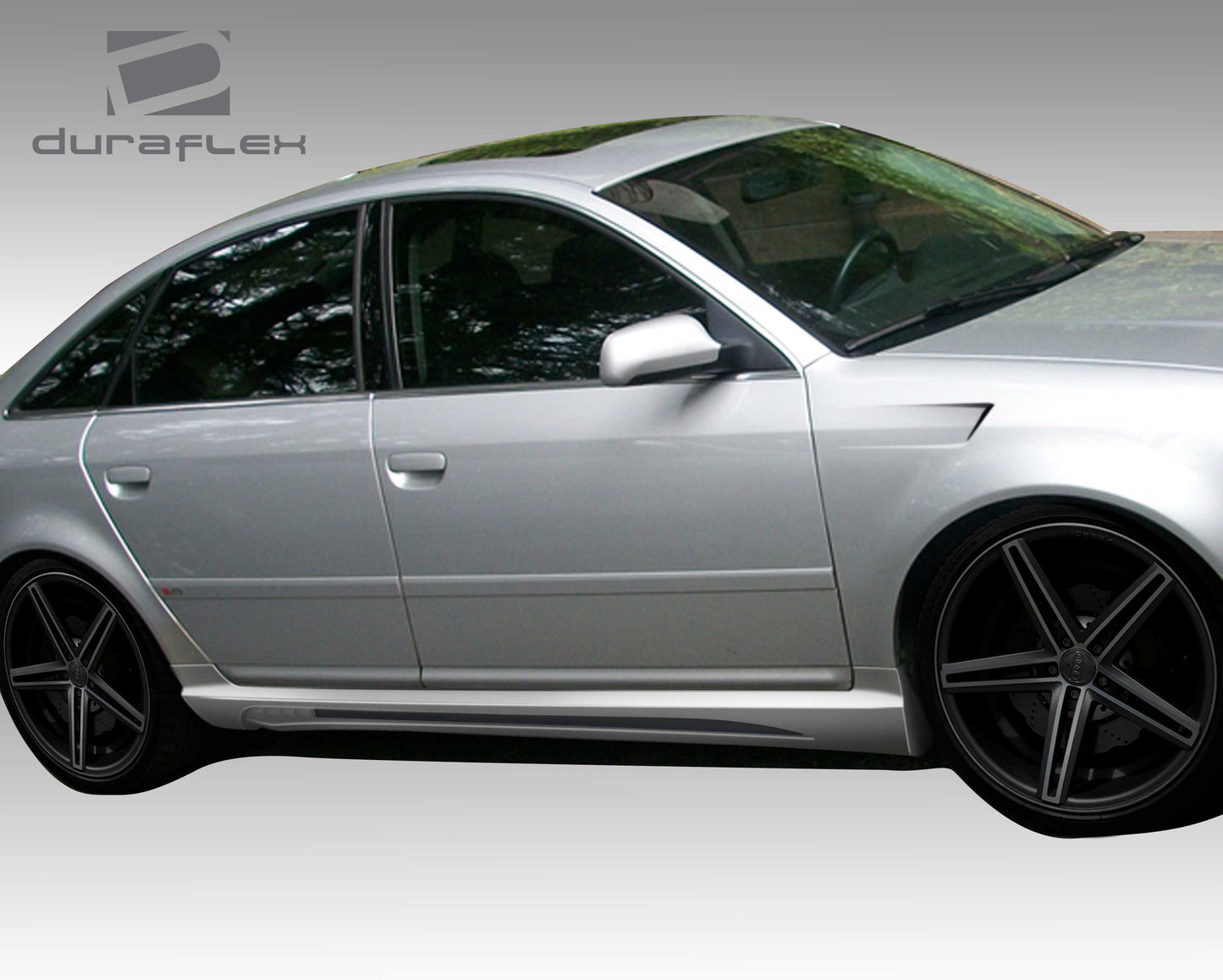 1998-2004 Audi A6 C5 Duraflex CT-R Side Skirt Rocker Panels - 2 Piece