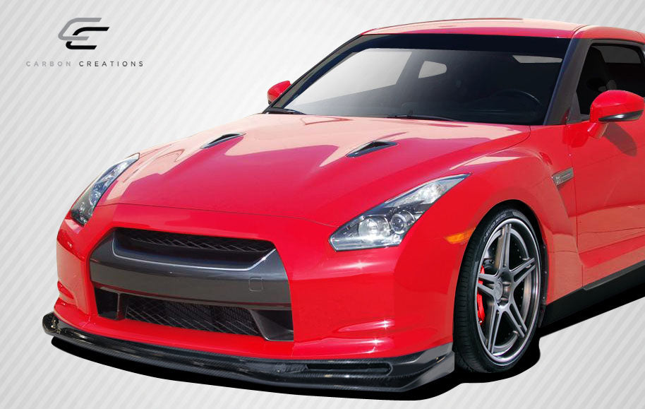 2009-2011 Nissan GT-R R35 Carbon Creations Eros Version 5 Front Lip Under Spoiler Air Dam - 1 Piece