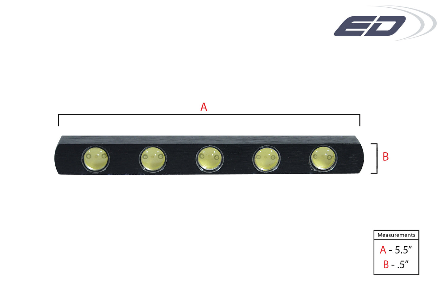 Universal LED Daytime Running Light 5 - 2 Piece (S)