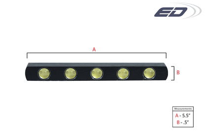 Universal LED Daytime Running Light 5 - 2 Piece (S)