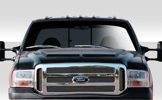 1999-2007 Ford Super Duty F250 F350 F450 F550 / 2000-2005 Ford Excursion Duraflex CVX Hood - 1 Piece