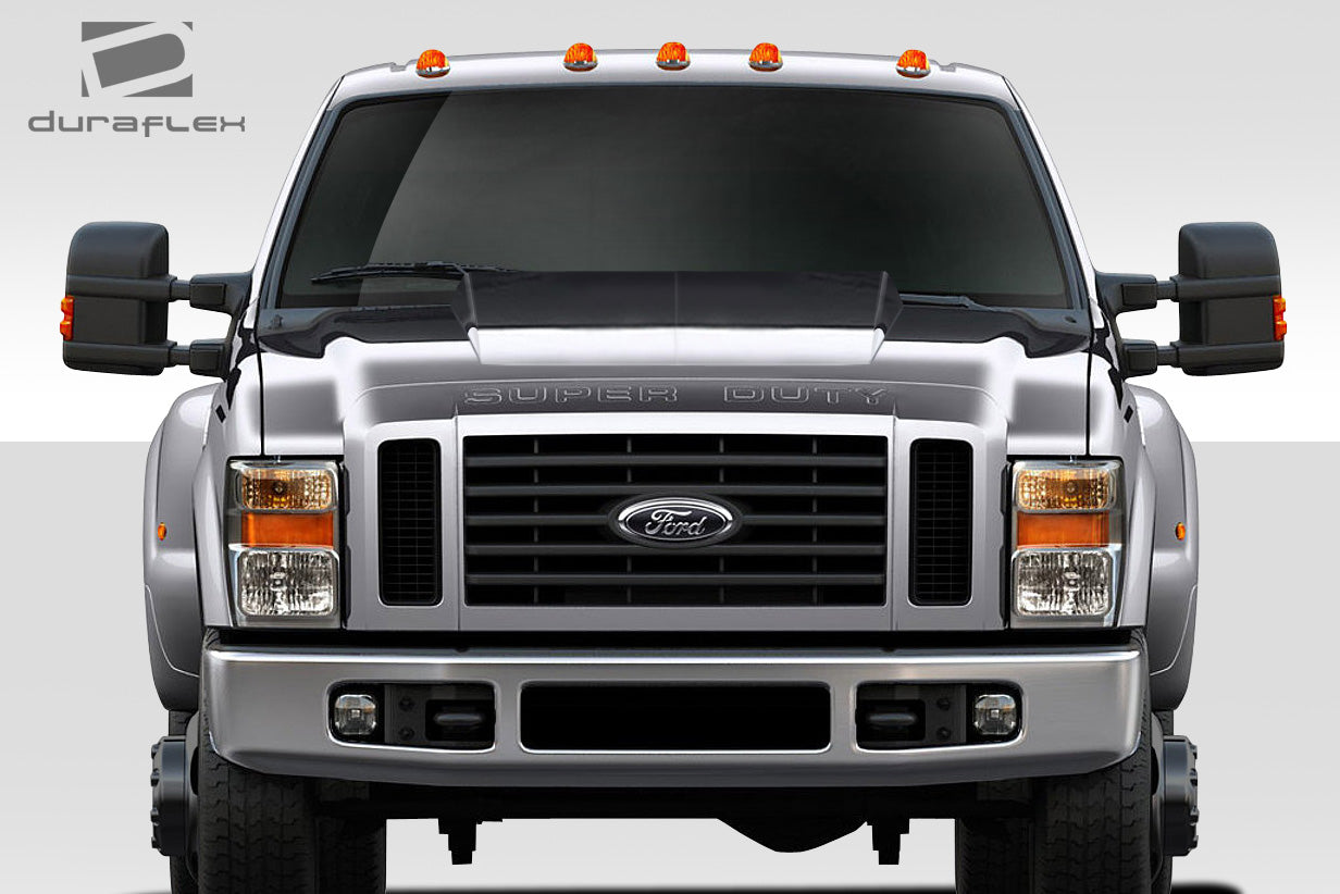 2008-2010 Ford Super Duty F250 F350 F450 Duraflex Cowl Hood - 1 Piece